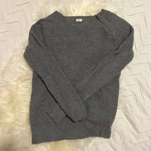 j.crew gray merino sweater